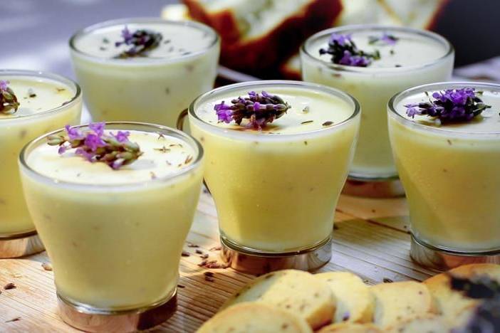 Lemon & Lavender Custard