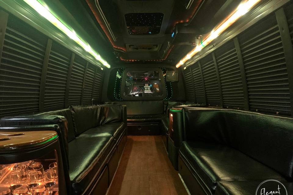 Big Party Bus Interior