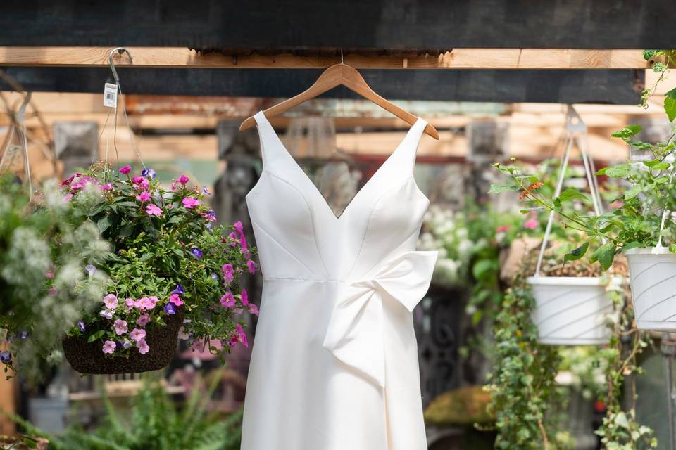Gown in the Greenhouse