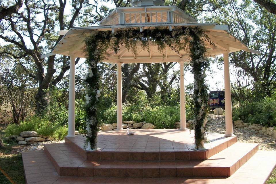 Greenery gazebo