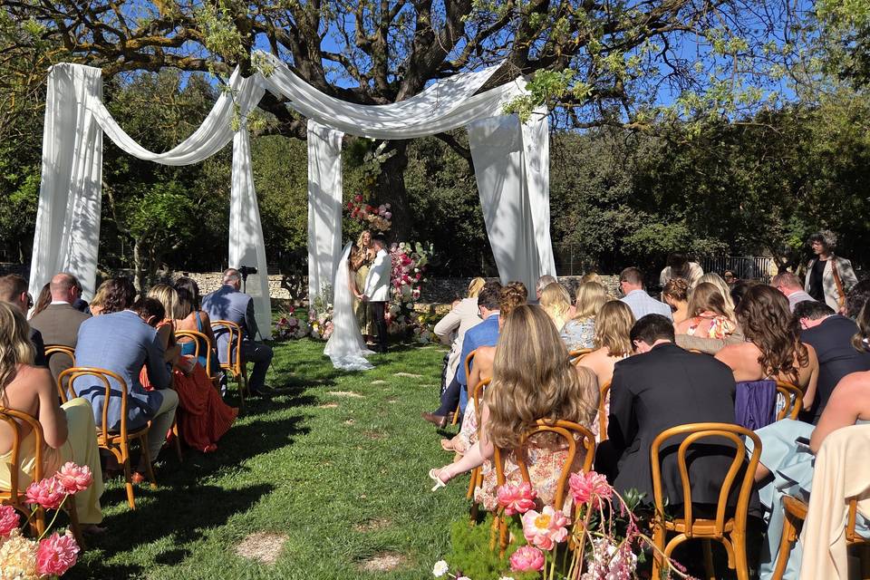 Outdoor ceremony