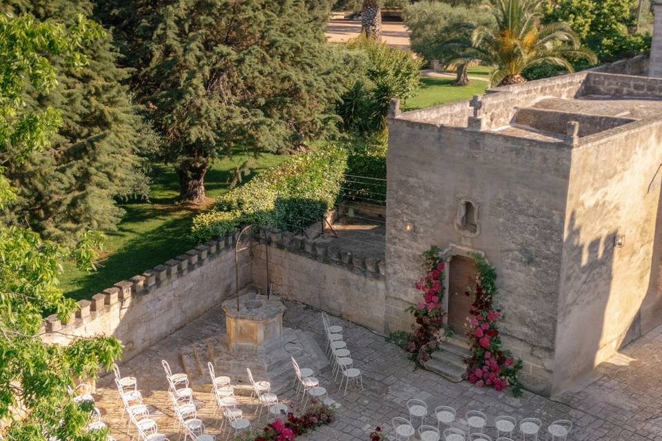 From above