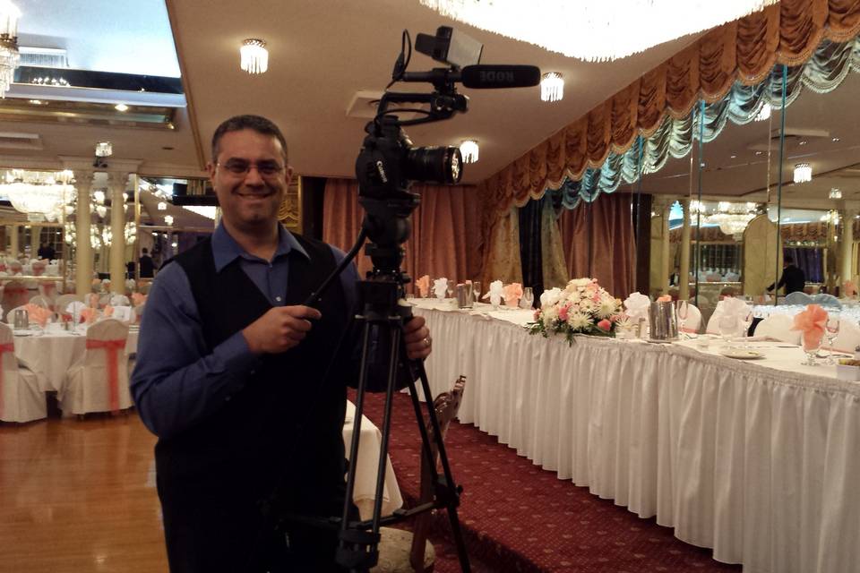 Wedding videography setup - Videography by Matt