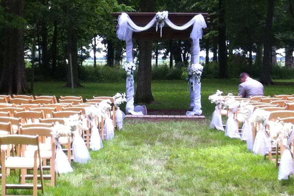 Outdoor wedding