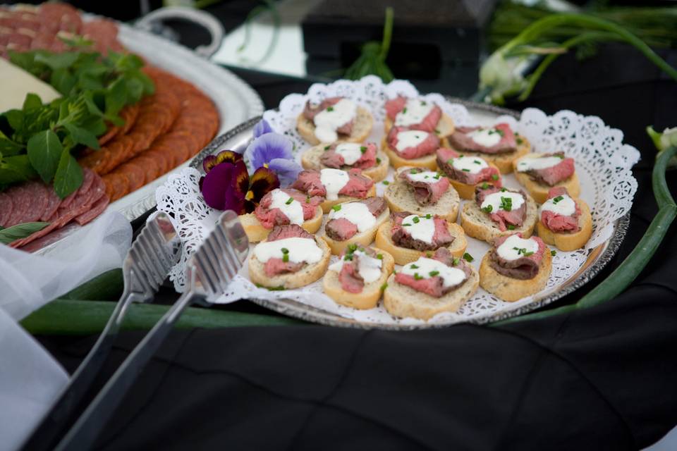 Tenderloin of Beef Crostinis