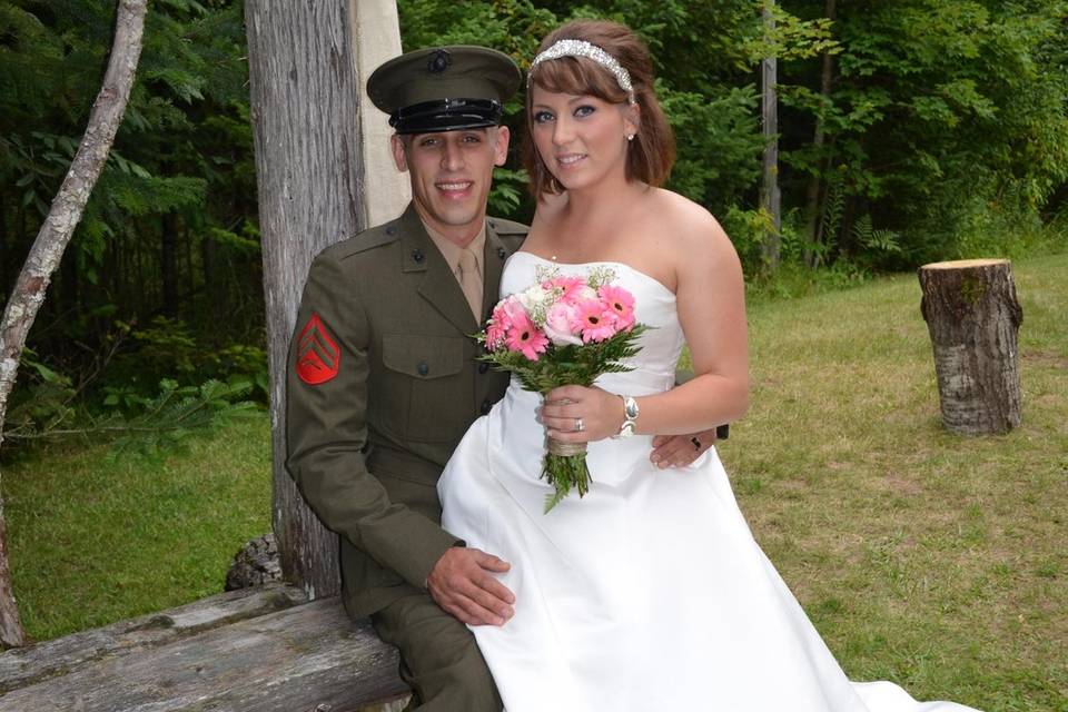 Marine and Bride