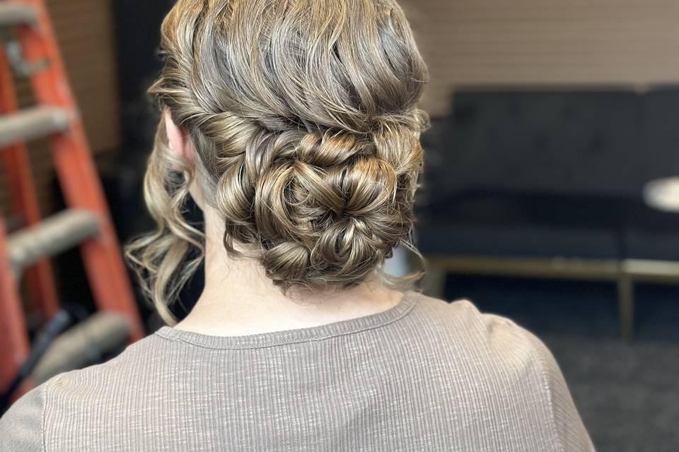 Bride hair trial