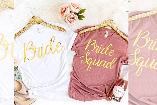 Custom Bride Squad Tees