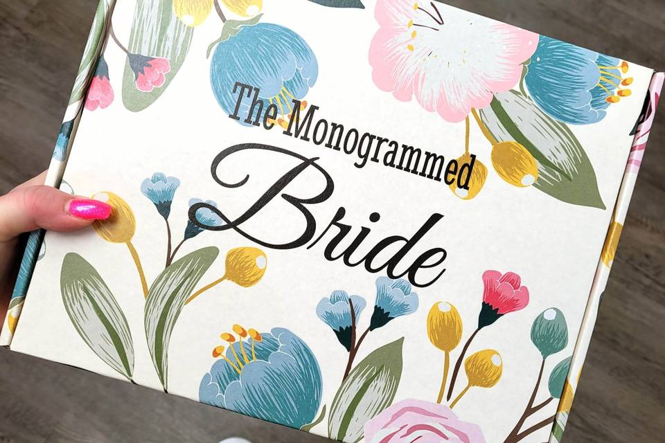 The Monogrammed Bride Box