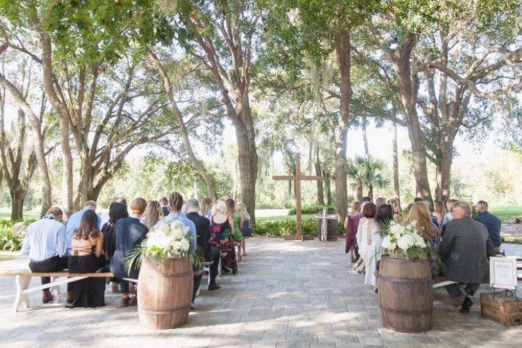 Wedding ceremony area