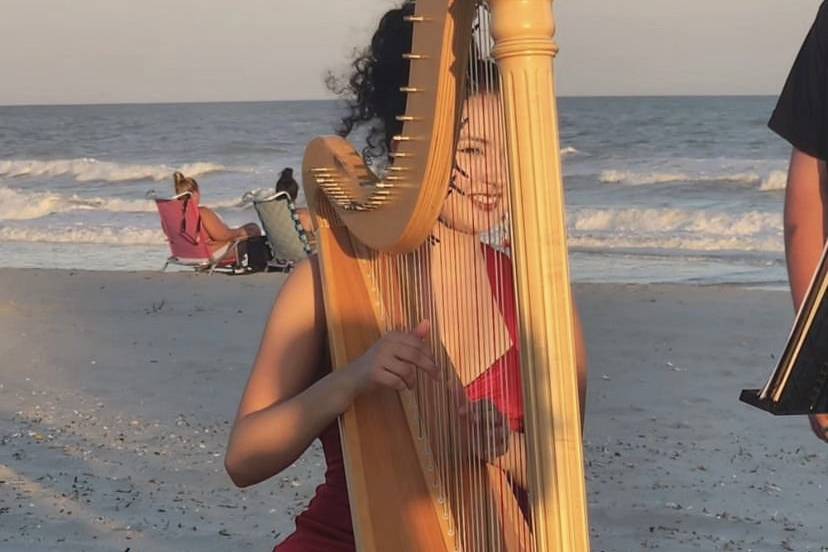 SC beach wedding