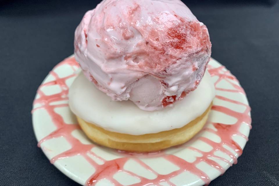 Newest Idea, Gelato on a Donut