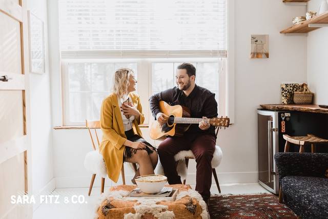 Vocals and acoustic guitar
