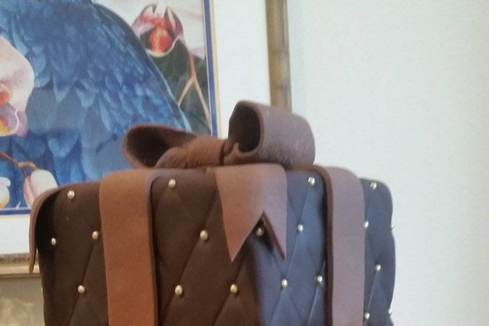 Chocolate wedding cake