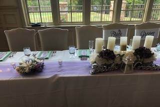 Bride/Groom table