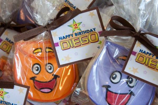 2nd birthday -- Dora backpacks & Diego resuce packs