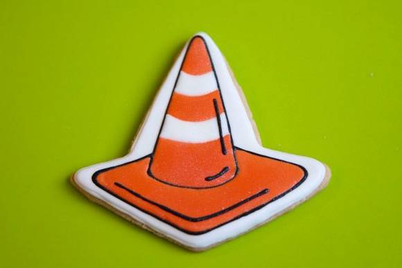Safety cone (3rd bday)