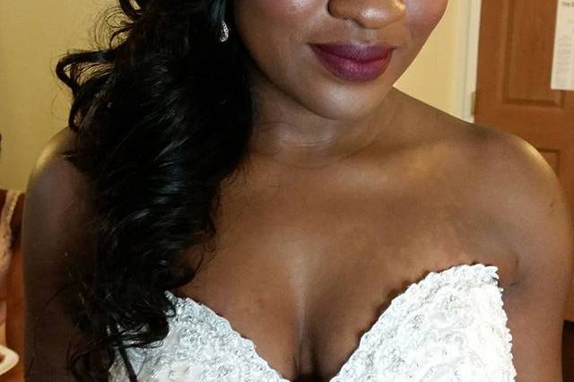 Glam makeup