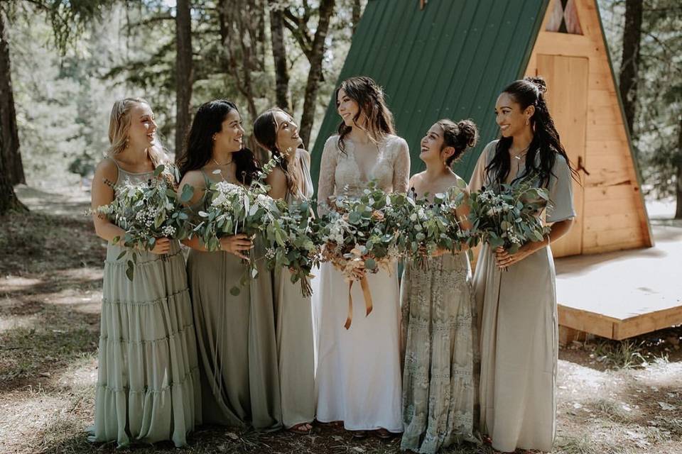 The Bride and her Sisters