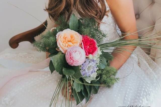 Smiling bride