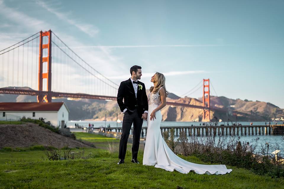 Golden gate wedding