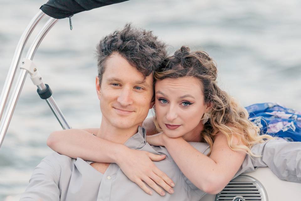 Engagement at the marina