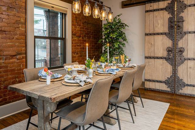 Formal dining area