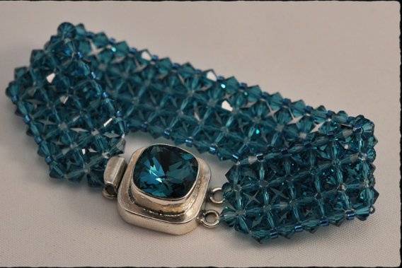 Crystal Cuff with Large Clasp