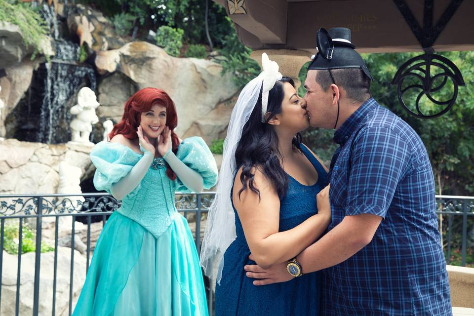 Disneyland engagement shoot