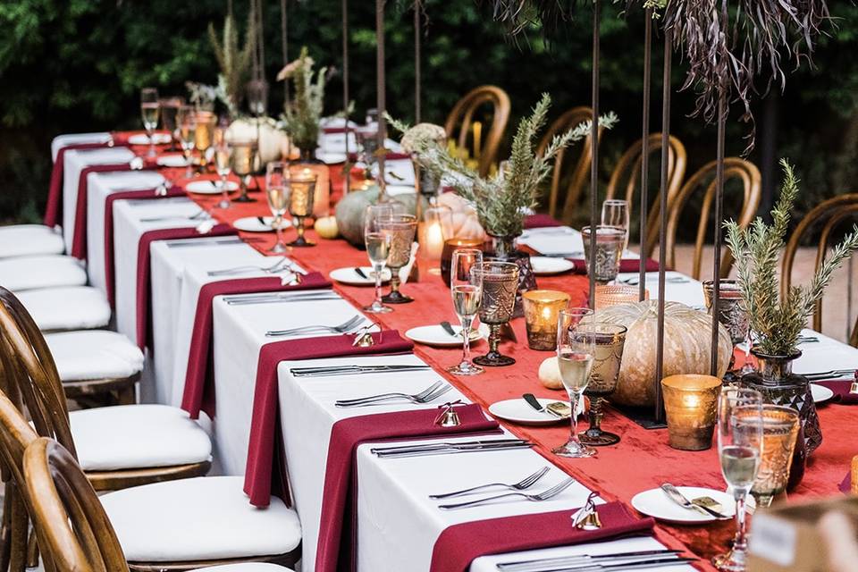 Fall tablescape