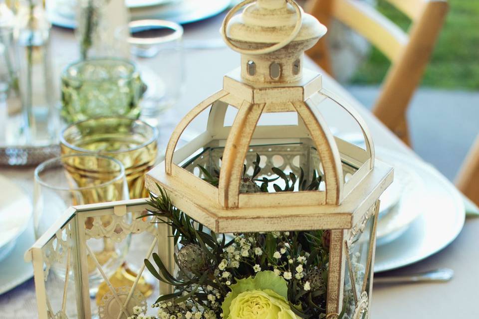 Lantern centerpieces