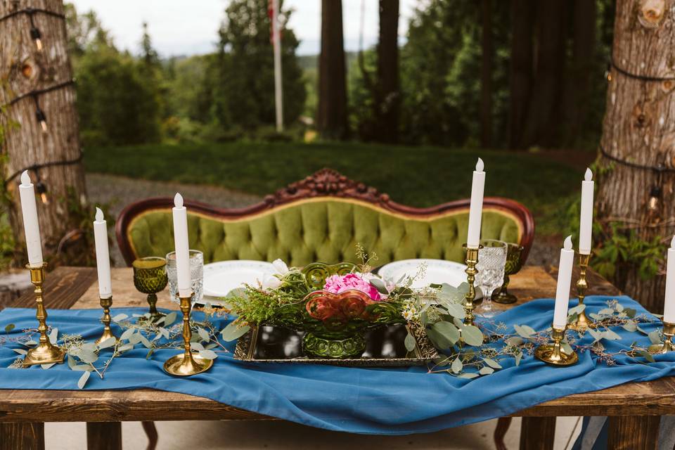 Sweetheart table design