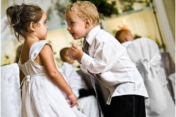 Kids at the wedding
