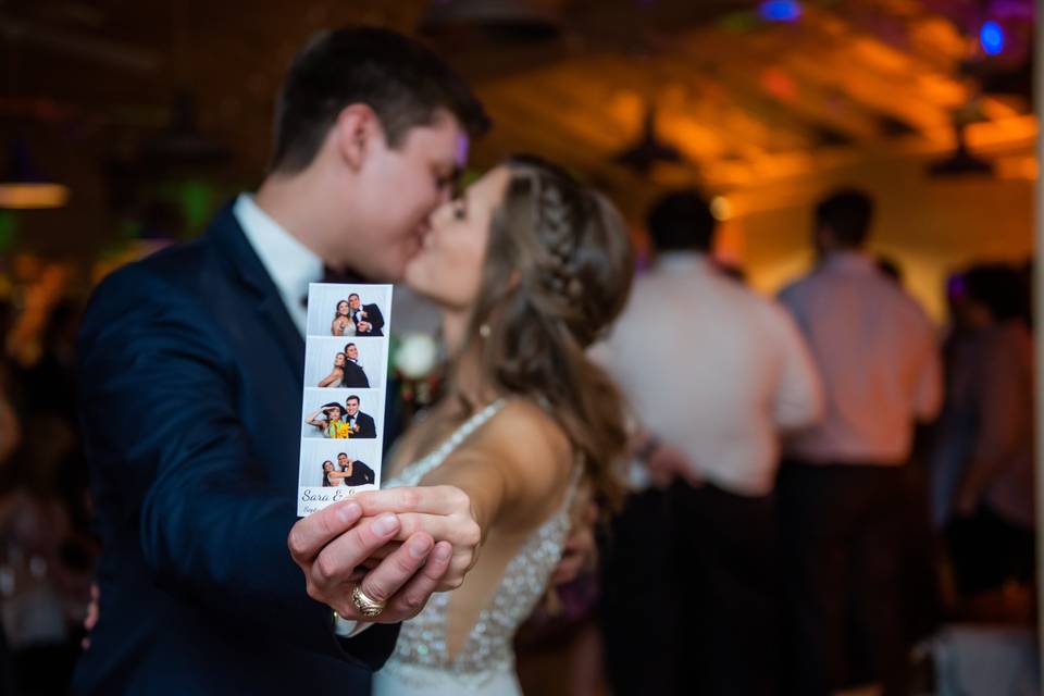 Bride and Groom Dancing