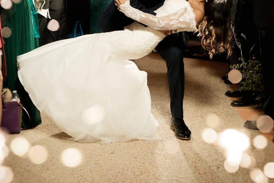 Exit, bride and groom