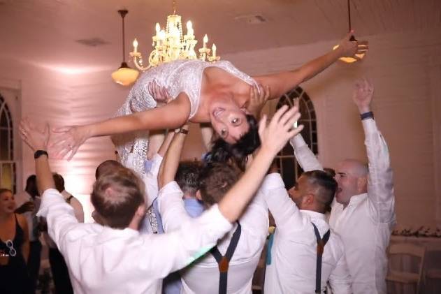 Bride Flying