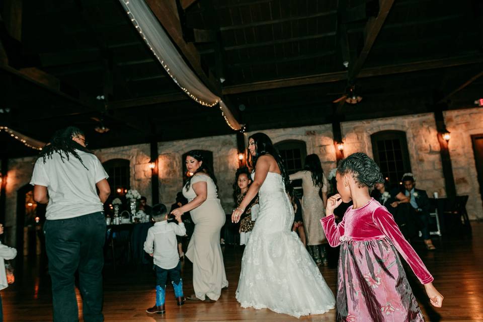 Dancing at the wedding