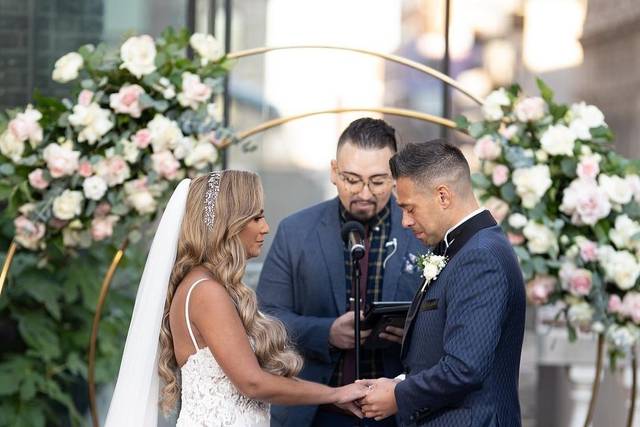 Ceremony backdrop