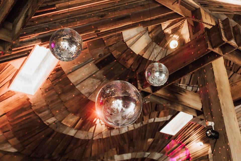 Ceiling of Garage Event Space