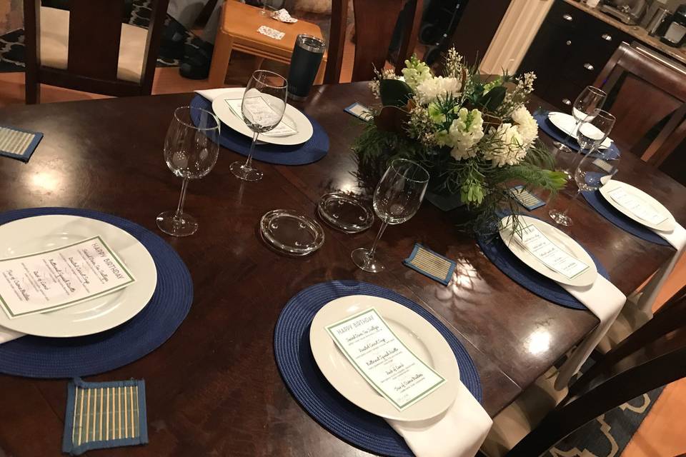 Small dinner party
