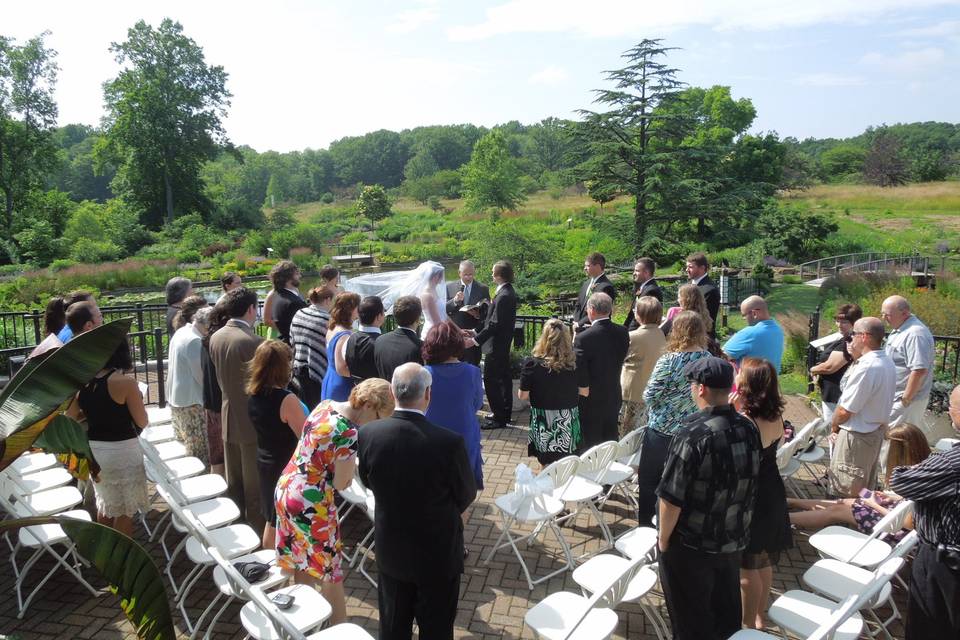 Ceremony at Holden Arboretum