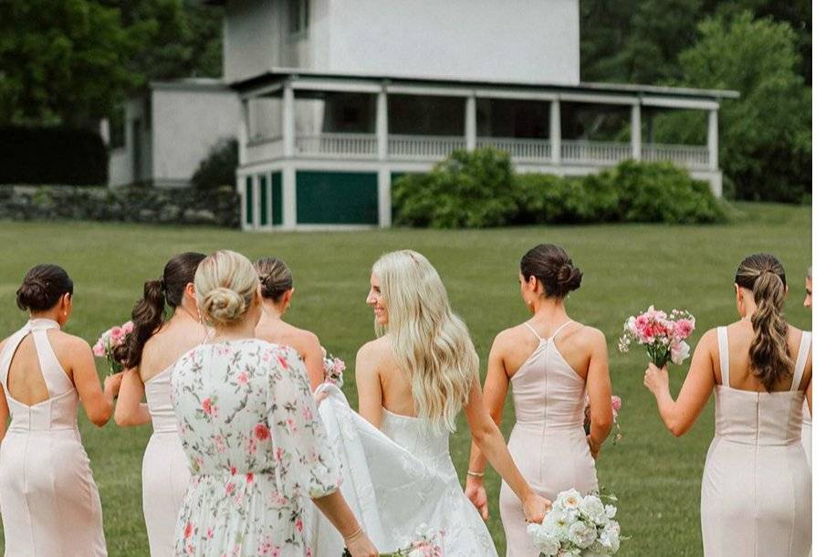 Rebecka’s wedding party