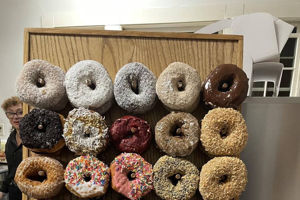 Signature donut wall