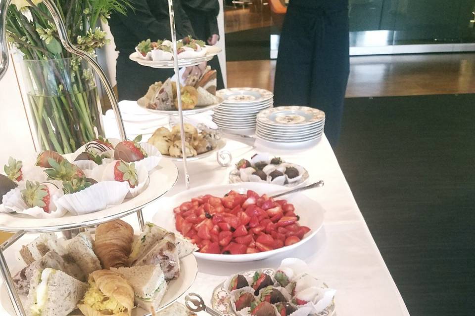 High tea wedding