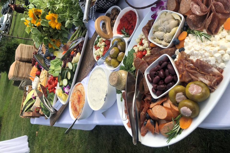 Appetizer table