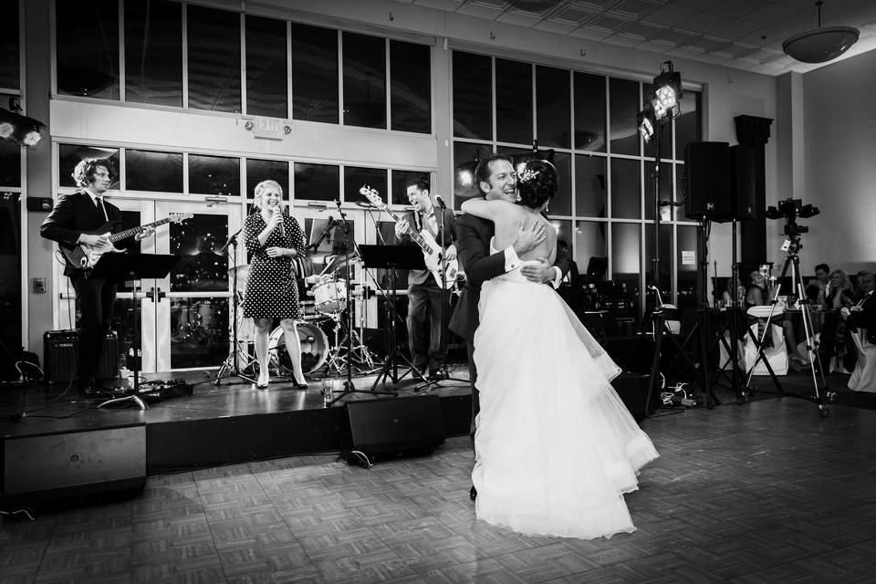 Couple first dance