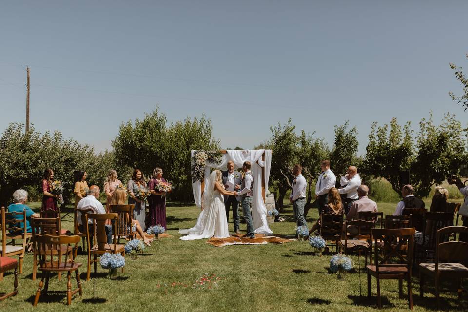 Ceremony in Orchard Meadow