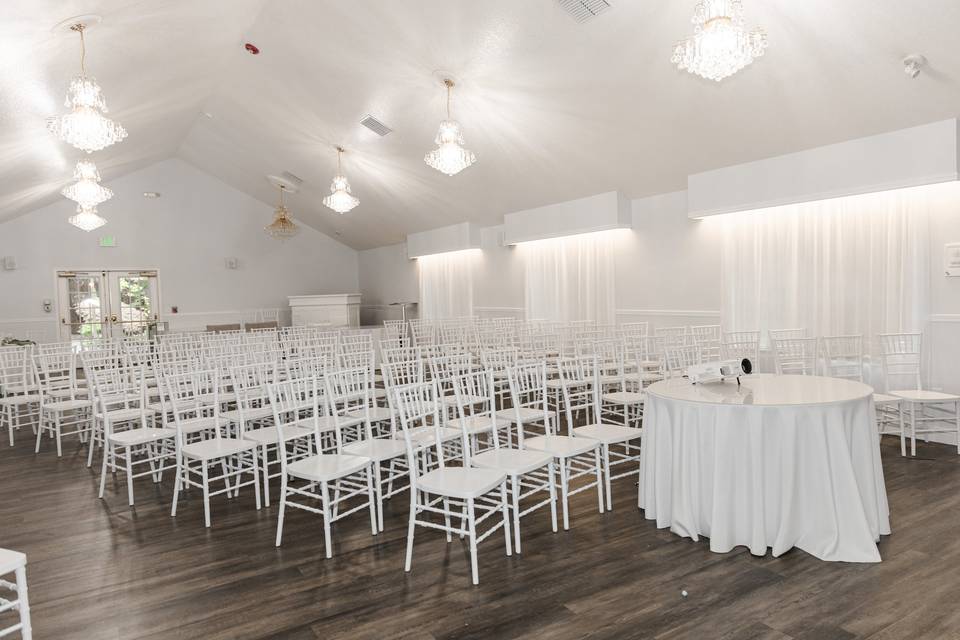 Reception hall