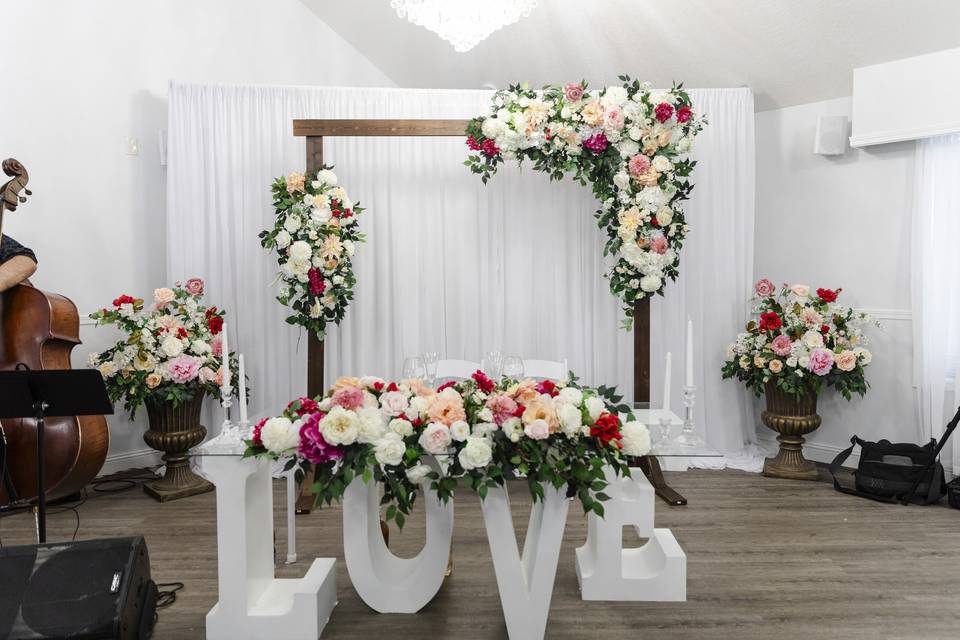 Reception hall