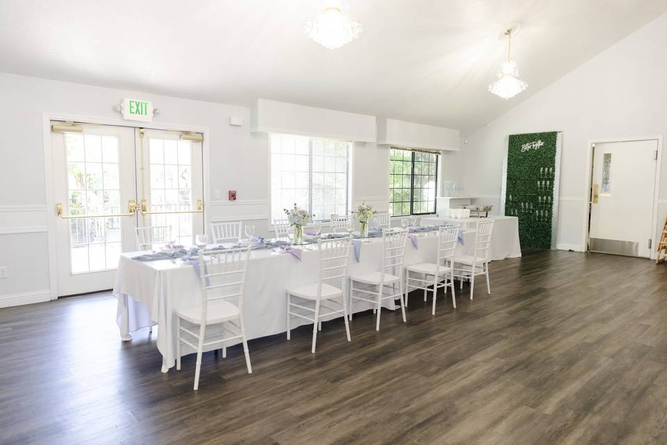 Reception hall